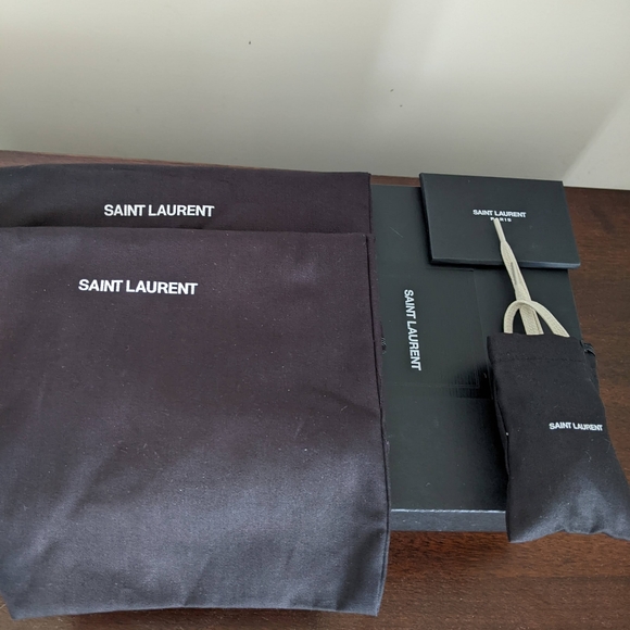 YSL Saint Laurent COURT CLASSIC SL/06 Signature SNEAKERS IN CANVAS/ LEATHER S40 - Picture 2 of 7